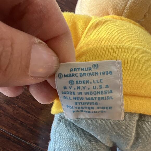Vintage 1996 Eden Toys Marc Brown Arthur Plush 10” - Picture 8 of 9
